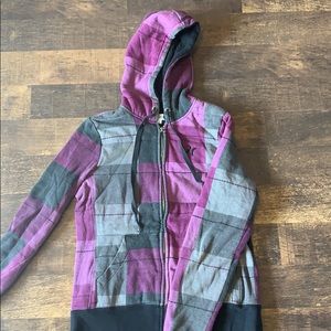 Thermal Hurley zip up hoodie